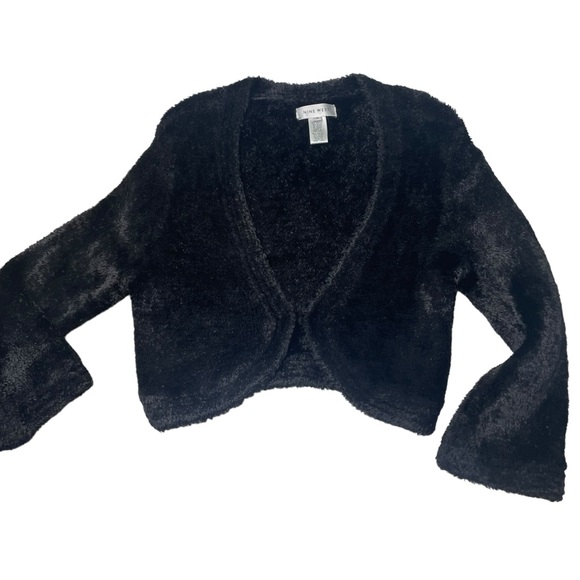 NINE WEST Soft Plush Cropped Shrug Cardigan Sweater M - Picture 1 of 4